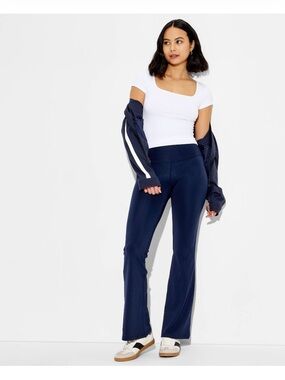 NWOT Wild Fable Butter Bliss Flare Active leggings stretch tummy control Size S